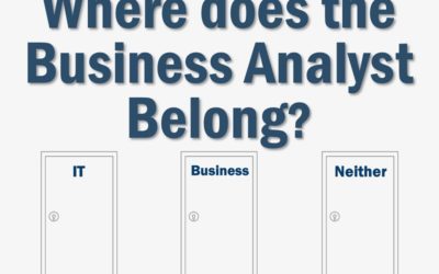 MBA128: Where Should the Business Analyst Reside?