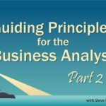 Guiding Principles for the Business Analyst - part 2