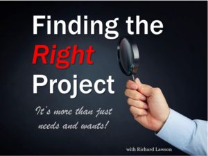 Finding the Right Project
