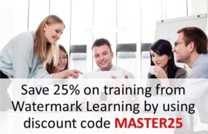Save 25% on training from Watermark Learning