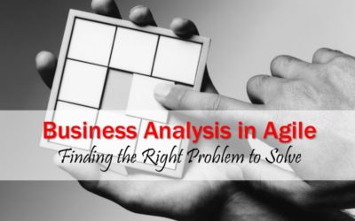 MBA185: Business Analysis in Agile